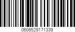 Código de barras (EAN, GTIN, SKU, ISBN): '0606529171339'