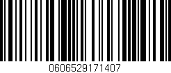 Código de barras (EAN, GTIN, SKU, ISBN): '0606529171407'