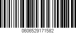 Código de barras (EAN, GTIN, SKU, ISBN): '0606529171582'
