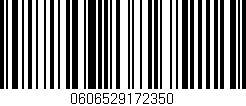 Código de barras (EAN, GTIN, SKU, ISBN): '0606529172350'