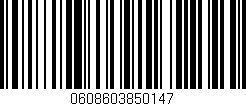 Código de barras (EAN, GTIN, SKU, ISBN): '0608603850147'