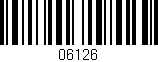 Código de barras (EAN, GTIN, SKU, ISBN): '06126'