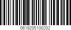 Código de barras (EAN, GTIN, SKU, ISBN): '0619205100202'