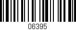 Código de barras (EAN, GTIN, SKU, ISBN): '06395'