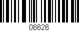 Código de barras (EAN, GTIN, SKU, ISBN): '06626'