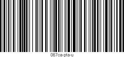 Código de barras (EAN, GTIN, SKU, ISBN): '067ca-pta-u'