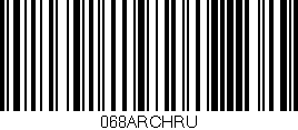 Código de barras (EAN, GTIN, SKU, ISBN): '068ARCHRU'