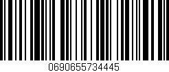Código de barras (EAN, GTIN, SKU, ISBN): '0690655734445'