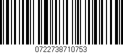 Código de barras (EAN, GTIN, SKU, ISBN): '0722738710753'