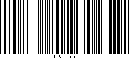 Código de barras (EAN, GTIN, SKU, ISBN): '072cb-pta-u'