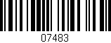 Código de barras (EAN, GTIN, SKU, ISBN): '07483'