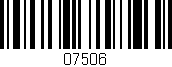 Código de barras (EAN, GTIN, SKU, ISBN): '07506'