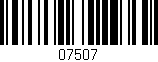 Código de barras (EAN, GTIN, SKU, ISBN): '07507'