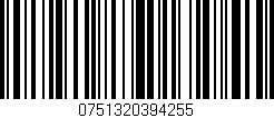 Código de barras (EAN, GTIN, SKU, ISBN): '0751320394255'
