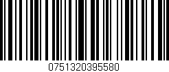 Código de barras (EAN, GTIN, SKU, ISBN): '0751320395580'