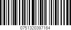 Código de barras (EAN, GTIN, SKU, ISBN): '0751320397164'