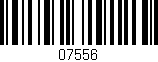 Código de barras (EAN, GTIN, SKU, ISBN): '07556'