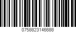 Código de barras (EAN, GTIN, SKU, ISBN): '0758823146688'