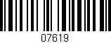 Código de barras (EAN, GTIN, SKU, ISBN): '07619'