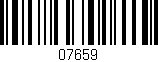 Código de barras (EAN, GTIN, SKU, ISBN): '07659'