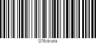 Código de barras (EAN, GTIN, SKU, ISBN): '076cb-pta'