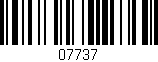 Código de barras (EAN, GTIN, SKU, ISBN): '07737'