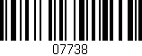 Código de barras (EAN, GTIN, SKU, ISBN): '07738'