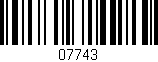 Código de barras (EAN, GTIN, SKU, ISBN): '07743'