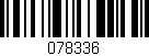 Código de barras (EAN, GTIN, SKU, ISBN): '078336'