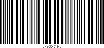 Código de barras (EAN, GTIN, SKU, ISBN): '079cb-pta-u'