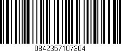 Código de barras (EAN, GTIN, SKU, ISBN): '0842357107304'