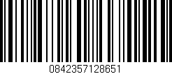 Código de barras (EAN, GTIN, SKU, ISBN): '0842357128651'