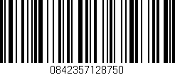 Código de barras (EAN, GTIN, SKU, ISBN): '0842357128750'