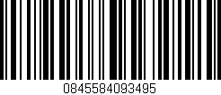 Código de barras (EAN, GTIN, SKU, ISBN): '0845584093495'