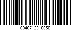 Código de barras (EAN, GTIN, SKU, ISBN): '0848712010050'