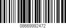 Código de barras (EAN, GTIN, SKU, ISBN): '08669992472'