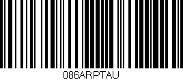 Código de barras (EAN, GTIN, SKU, ISBN): '086ARPTAU'