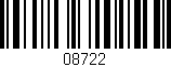 Código de barras (EAN, GTIN, SKU, ISBN): '08722'