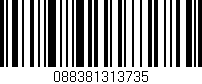 Código de barras (EAN, GTIN, SKU, ISBN): '088381313735'