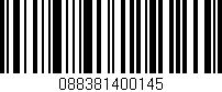 Código de barras (EAN, GTIN, SKU, ISBN): '088381400145'