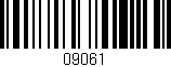Código de barras (EAN, GTIN, SKU, ISBN): '09061'