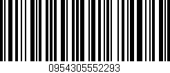 Código de barras (EAN, GTIN, SKU, ISBN): '0954305552293'