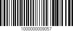 Código de barras (EAN, GTIN, SKU, ISBN): '1000000009057'