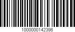 Código de barras (EAN, GTIN, SKU, ISBN): '1000000142396'