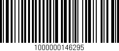 Código de barras (EAN, GTIN, SKU, ISBN): '1000000146295'