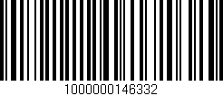 Código de barras (EAN, GTIN, SKU, ISBN): '1000000146332'