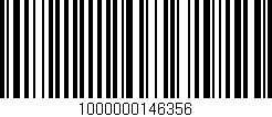 Código de barras (EAN, GTIN, SKU, ISBN): '1000000146356'