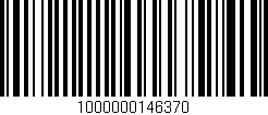 Código de barras (EAN, GTIN, SKU, ISBN): '1000000146370'