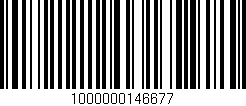 Código de barras (EAN, GTIN, SKU, ISBN): '1000000146677'