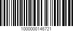 Código de barras (EAN, GTIN, SKU, ISBN): '1000000146721'